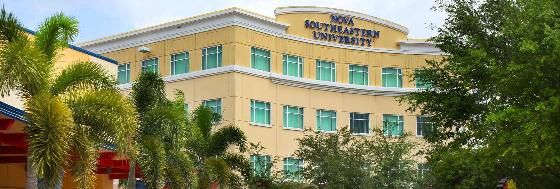 Miami Kendall campus building trees and sky