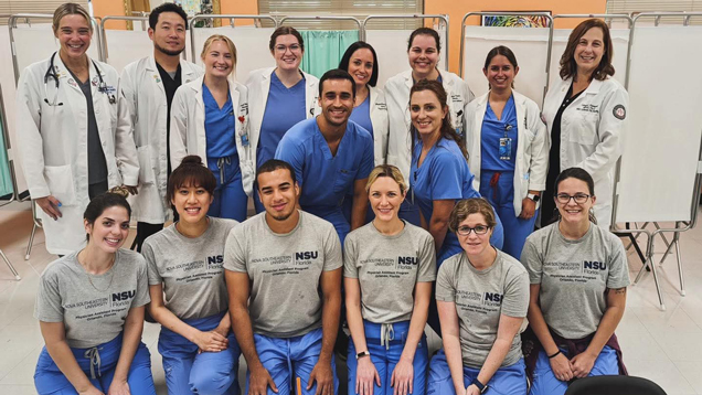 Medicine students from Orlando
