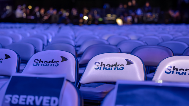 Chairs closeup at Rick Case Arena