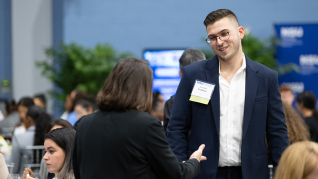 Student at thank you event