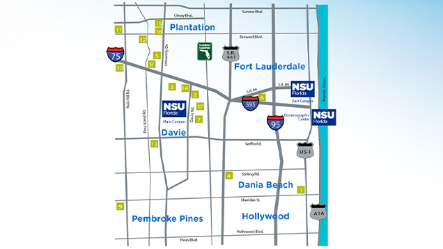 Off campus housing guide map