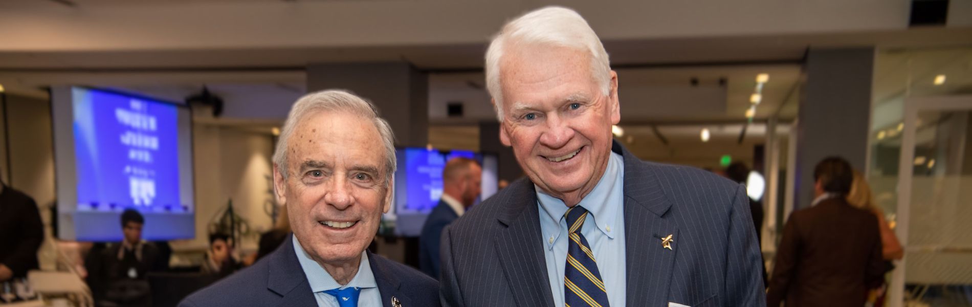 Alan Levan and Dr. Moon attending an event