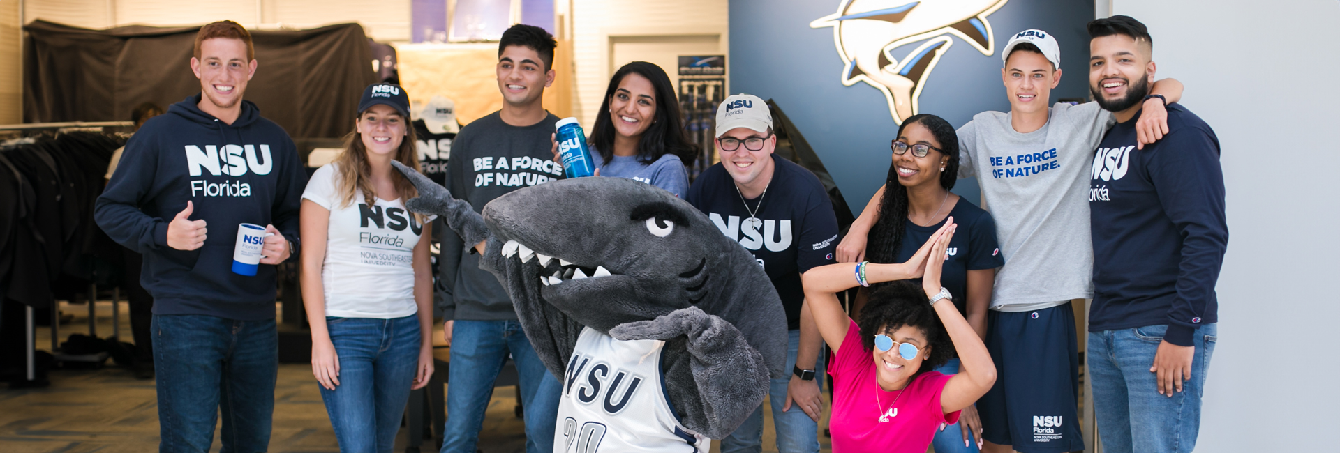 Proud nsu sharks group photo