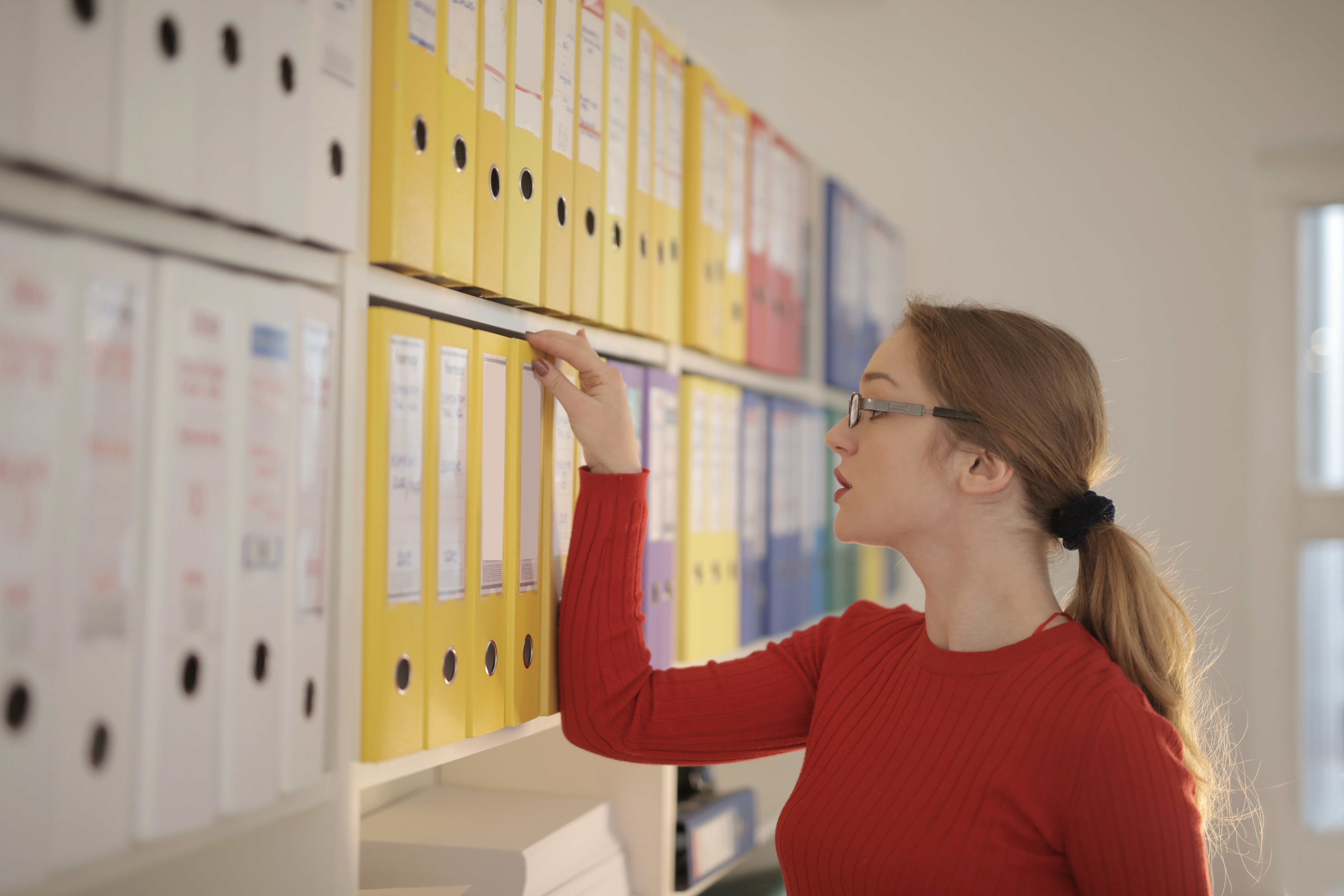 girl at blackboard