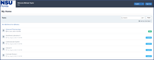 Course evaluation sample