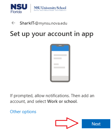 setup your account