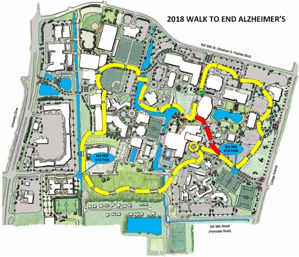 nova southeastern university campus map Nsu To Host The 2018 Walk To End Alzheimer S This Saturday Nsu nova southeastern university campus map